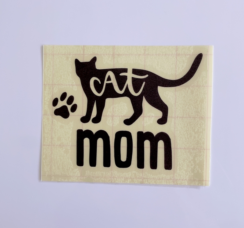 Vinylaufkleber Cat Mom