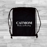 Sportbeutel CatMom, personalisiert mit Namen